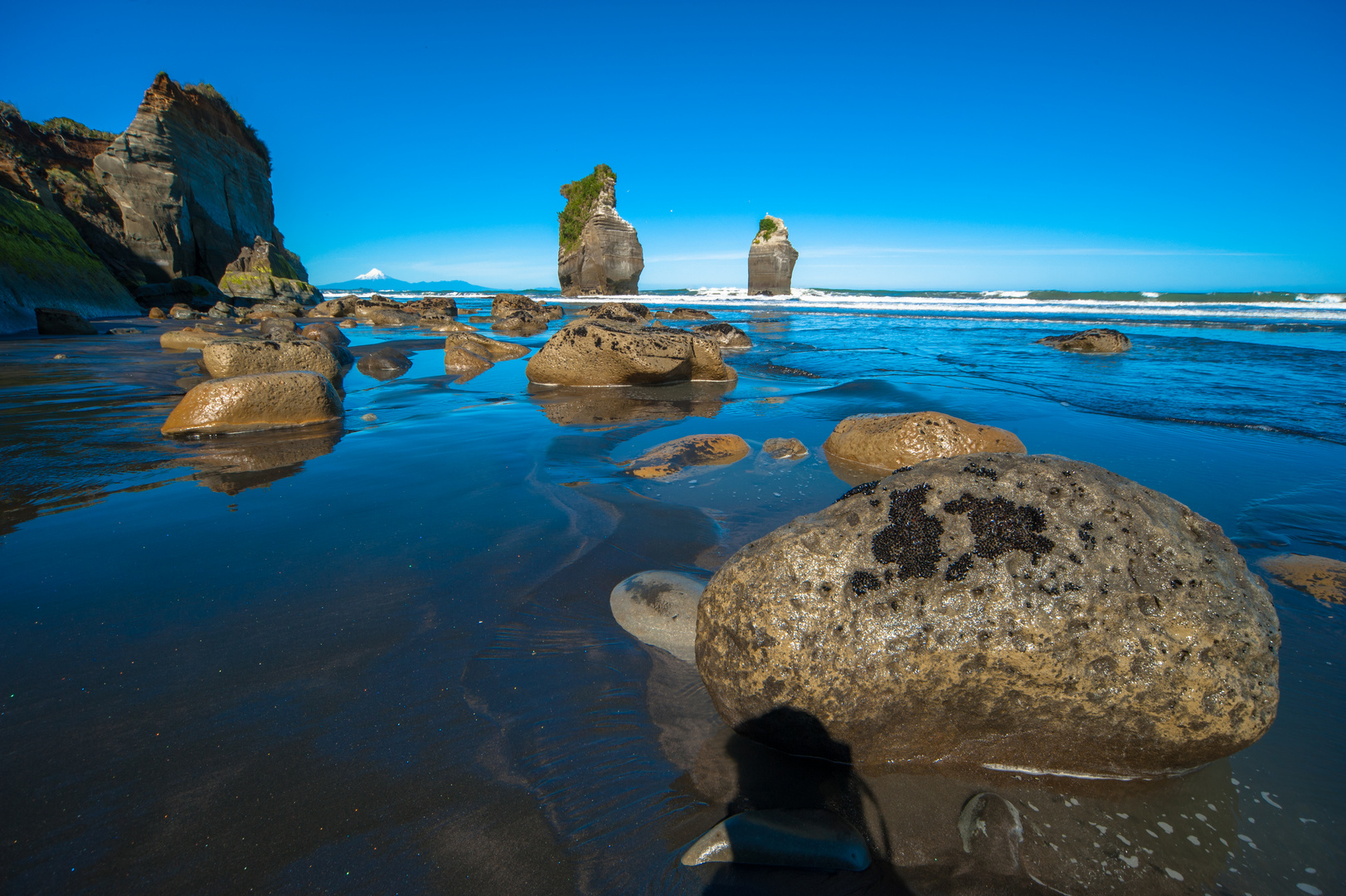 Neuseeland 2015: Nordinsel, Taranaki, The Three Sisters and the Elephant Rock