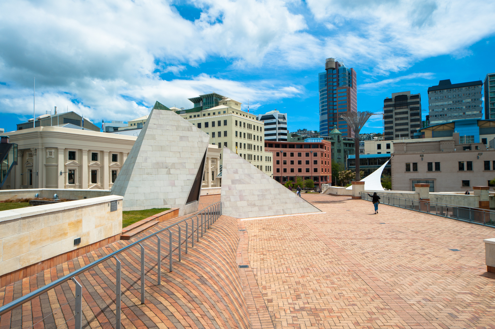 Neuseeland 2015: Nordinsel, Wellington, Civic Square