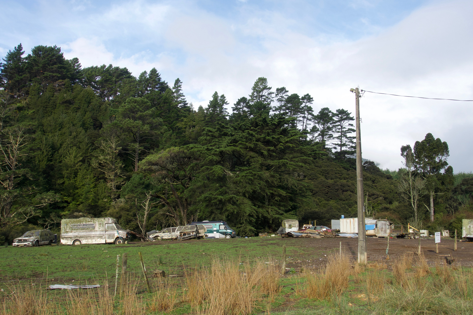 NEUSEELAND 2018 SCHROTTPLATZ 