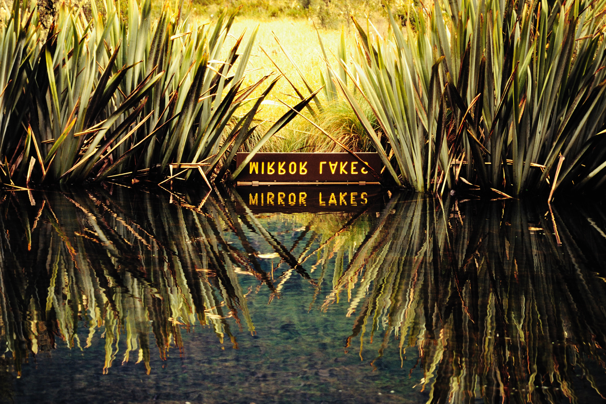 Neuseeland : Mirror Lake