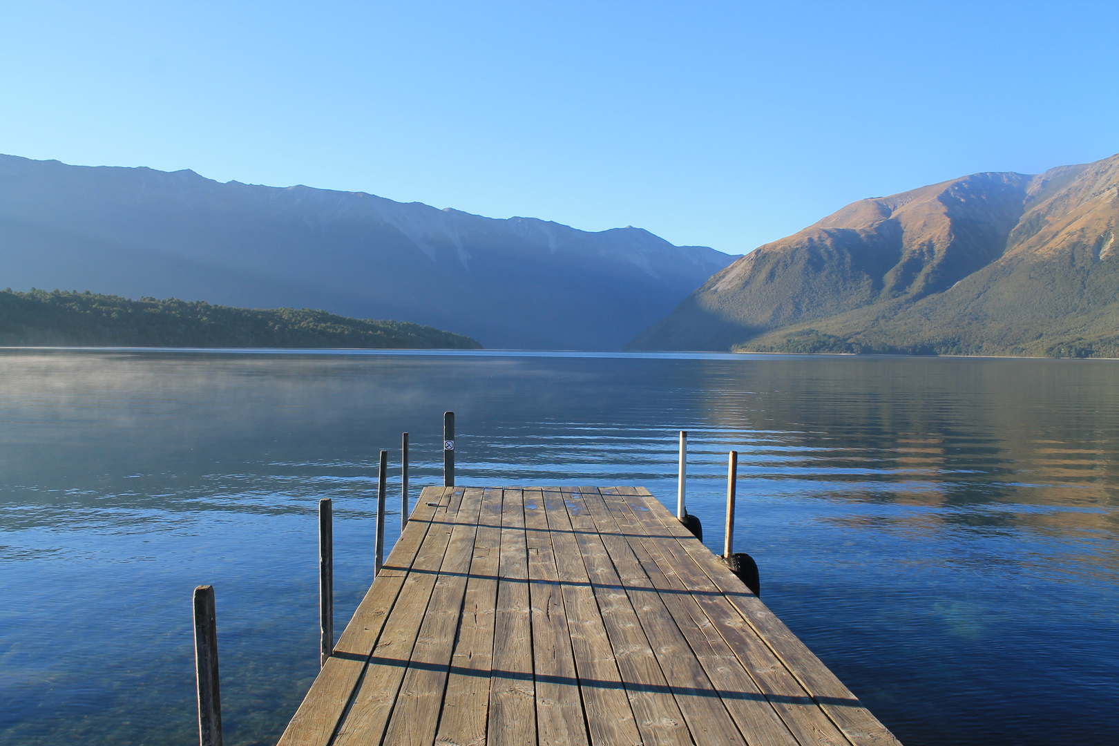 Neuseeland See am Morgen