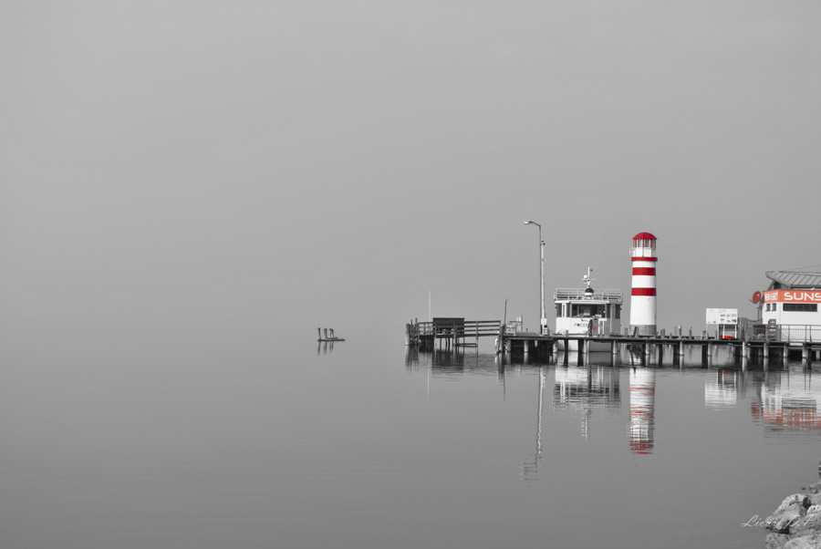Neusiedler See bei Nebel
