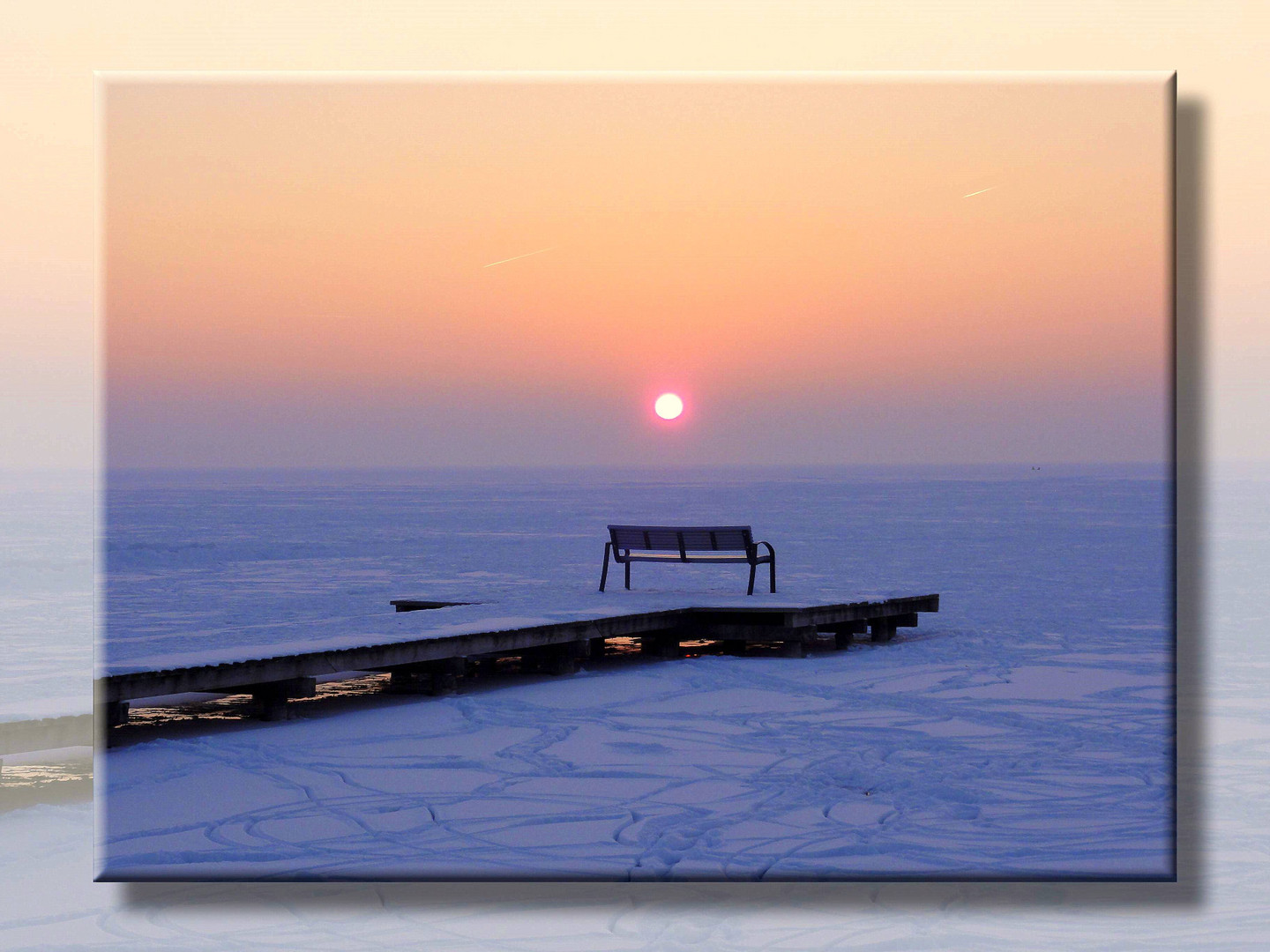 Neusiedlersee im Winter