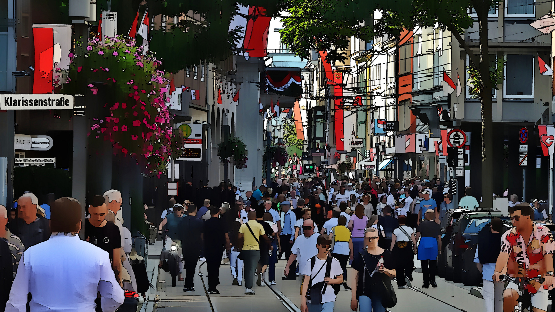 Neusser City zum Schützenfest ©