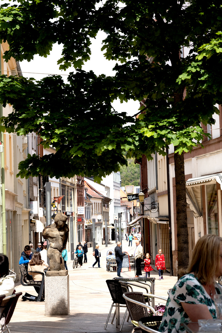 Neustadt: Blick in die Hauptstraße