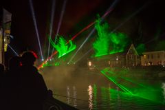 Neustadt Osterfeuer mit Lasershow 2