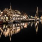 Neustädter Hafen bei Nacht