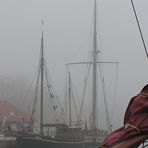 Neustädter Hafen im Nebel