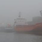 Neustädter Hafen im Nebel II