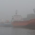 Neustädter Hafen im Nebel II