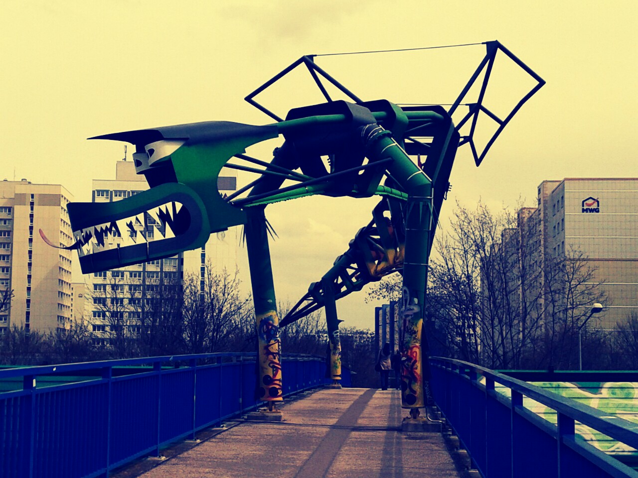 Neustädter Platz Magdeburg ( Brücke zum Kannenstiegcenter )