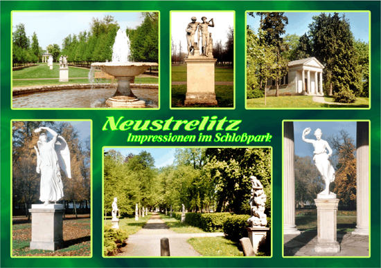 Neustrelitz - Tor zur Mecklenburgischen Seenplatte - Impressionen im Schloßpark