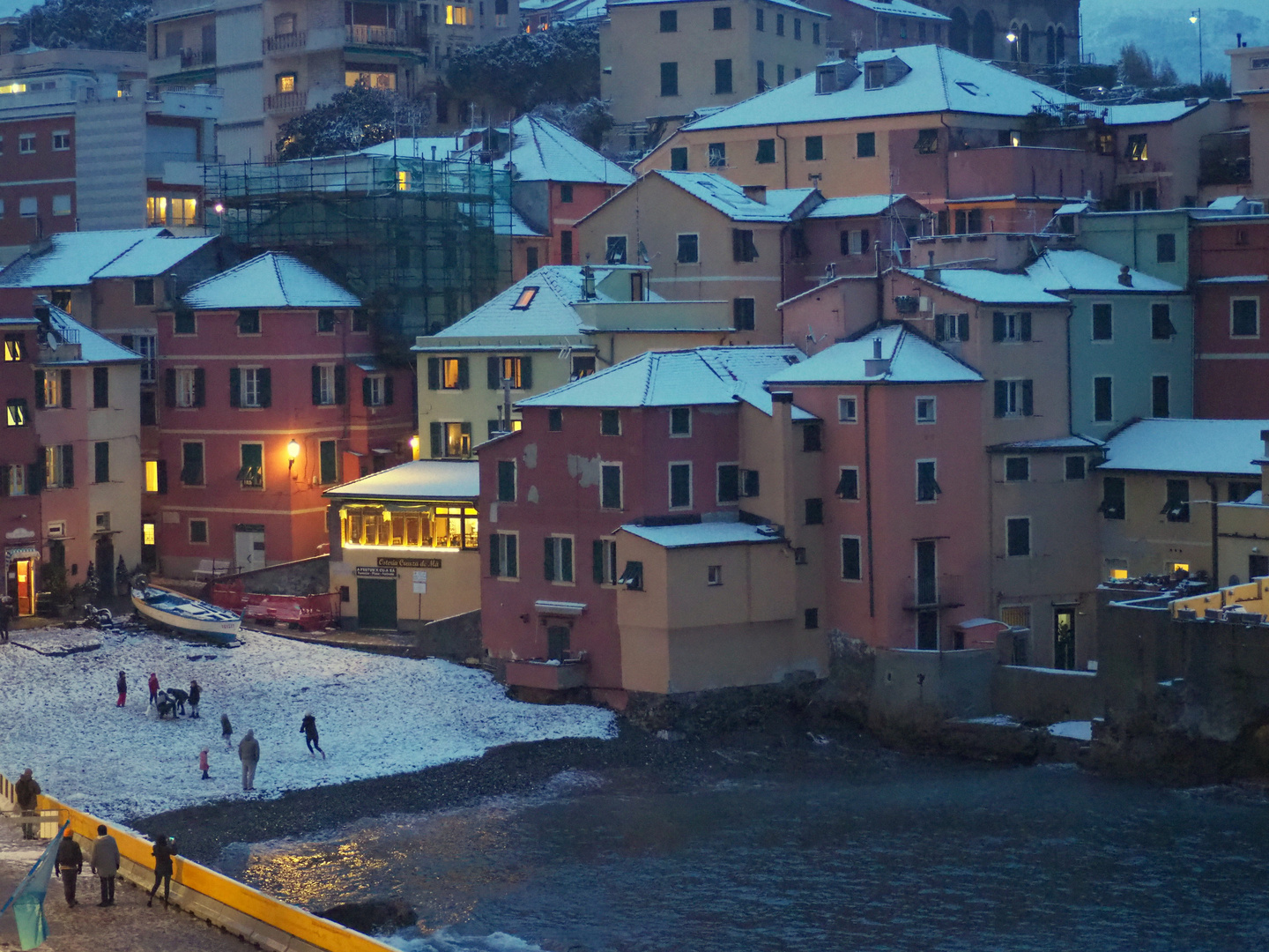 Neve a Boccadasse