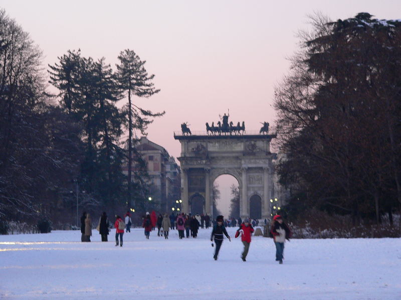 neve a milano