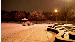 Neve a Milano : Parco cittadino,Martin Luther King Bollate (Mi) 05/02/2015, ore 21.30