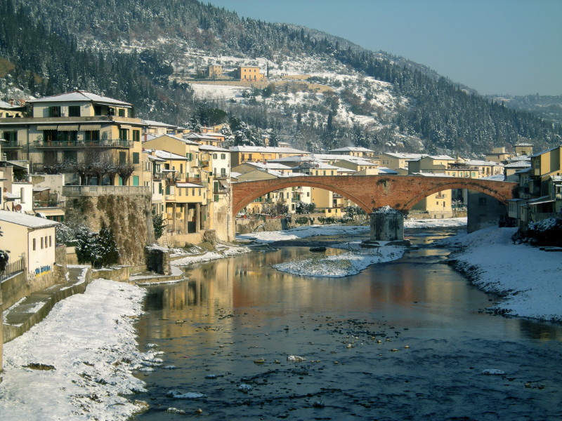 Neve a Pontassieve dicembre 2009