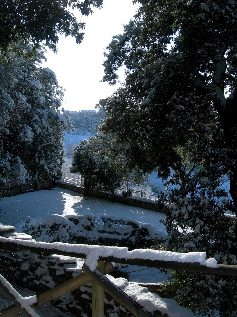 Neve a Recanati ovvero il Giardino Segreto