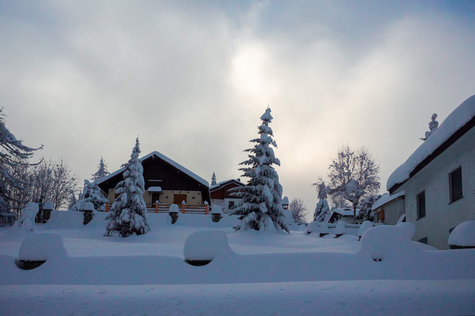 neve in montagna