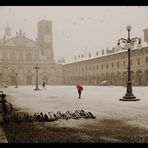 Neve in Piazza Ducale