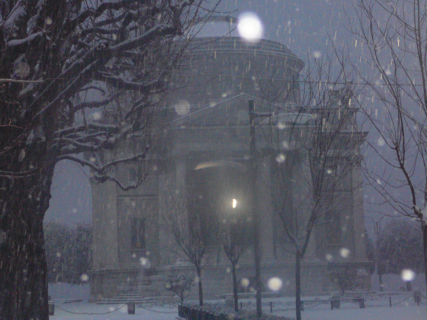 Neve sul tempio