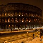 Nevicata al colosseo...