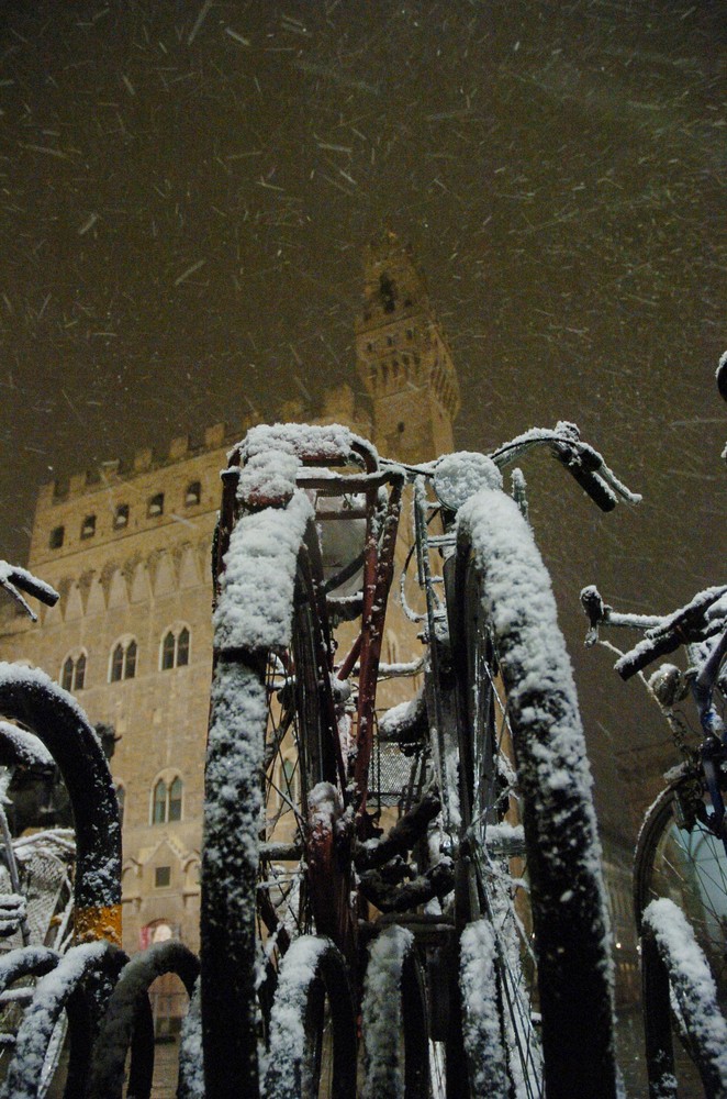 Nevicata in Piazza Della Signoria