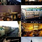 Nevsky Avenue on Christmas Day - Day & Night