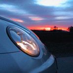 New Beetle RSI / Scheinwerfer im Abendrot