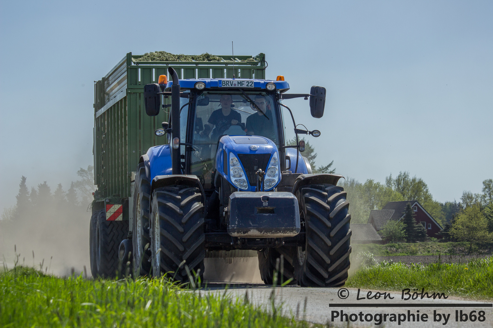 New Holland T7.250 + Krone MX350GD