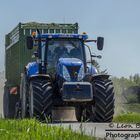 New Holland T7.250 + Krone MX350GD