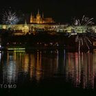 New Year Fireworks, Prague, Czech Republic