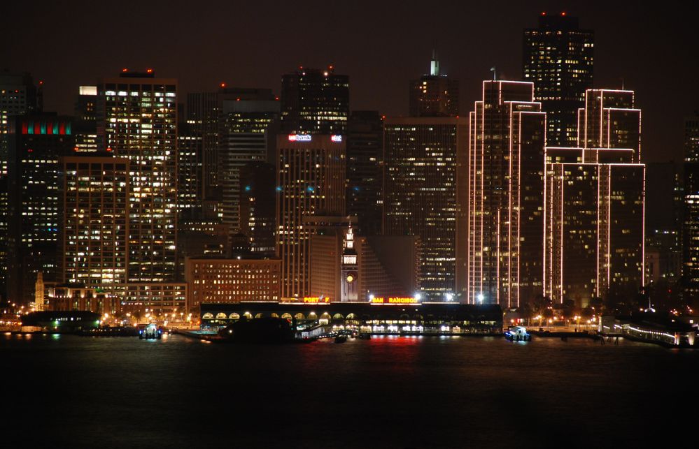 New Year's Morning San Francisco Ferry Building