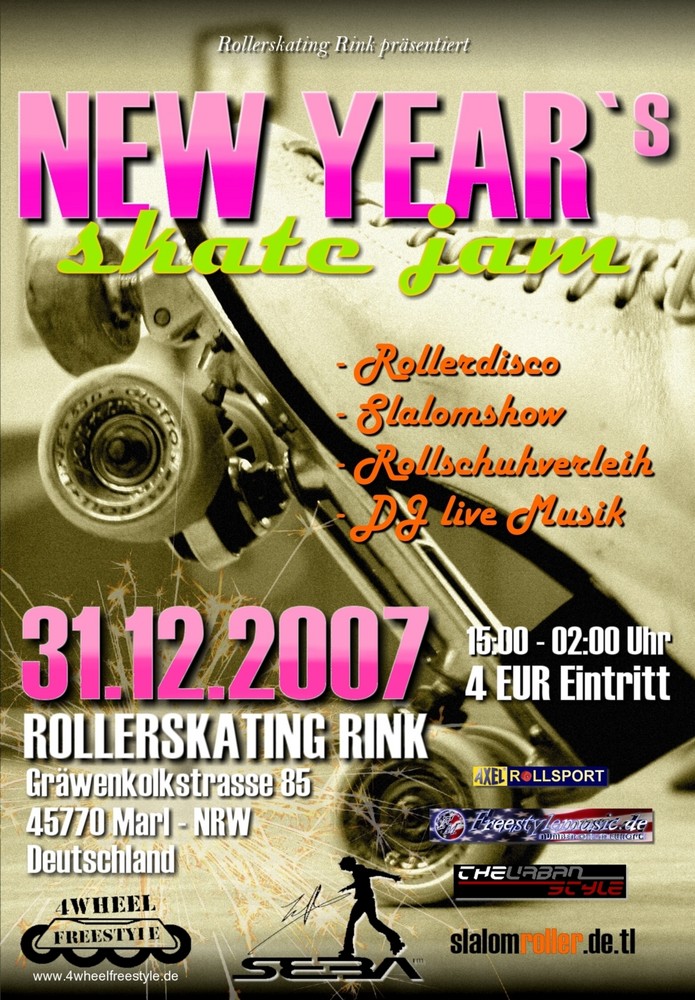 NEW YEAR`s skate jam