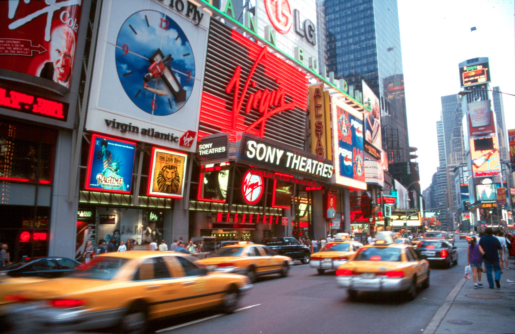 New York 1998, Am Times Square