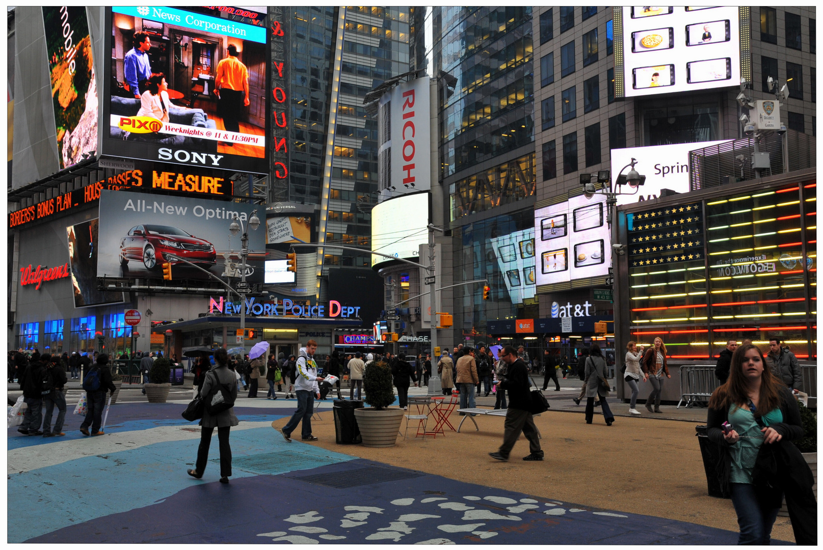 New York 2011, Broadway, New York Police Department