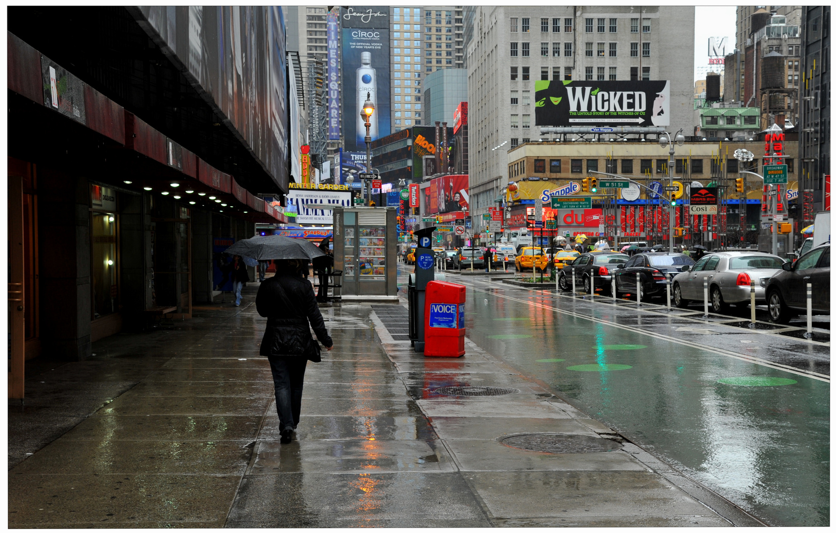 New York 2011, Broadway, Regenwetter III (tiempo lluvioso III)