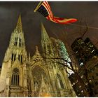 New York 2011, the St. Patrick´s Cathedral por la noche (nachts) dedicada a Mellis Art