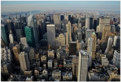 New York 2011, vista del Empire State Building al norte, dedicada a Biggi Evi Seidel