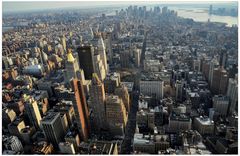 New York 2011, Vista del Empire State Building (Blick vom...), dedicada a St. u. A. Wiezoreck