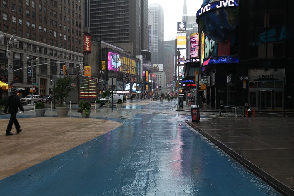New York - 25 - Times Square - wie leergefegt