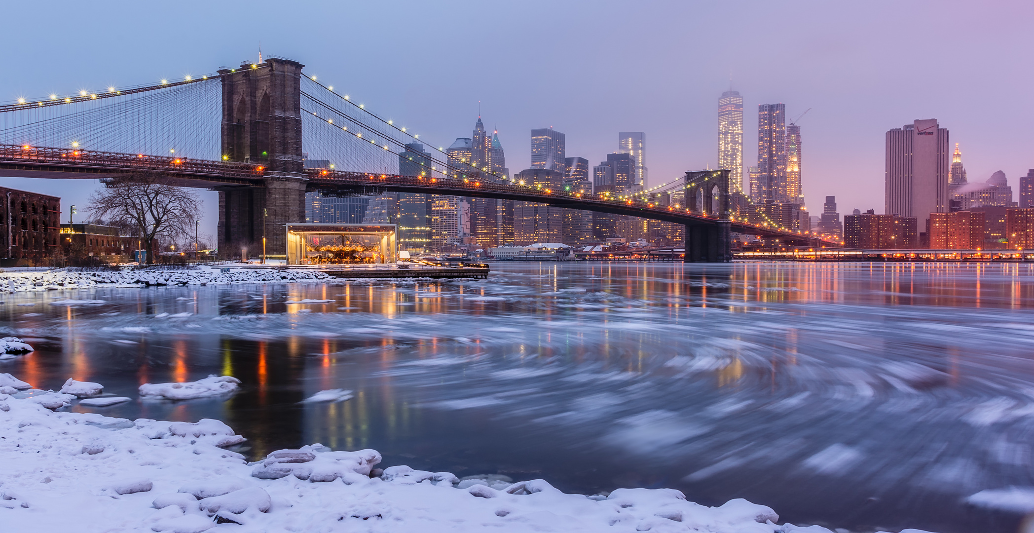 New York - A winter-swirl