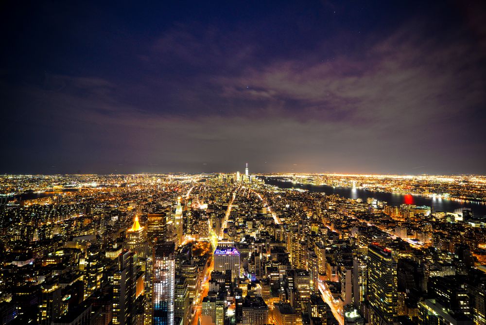 New York at night