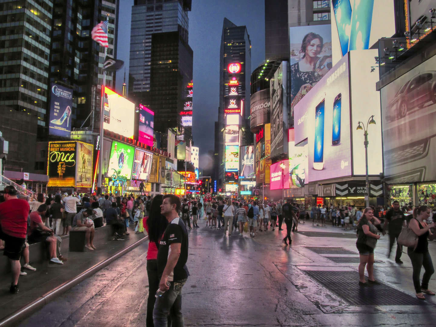 New York at night