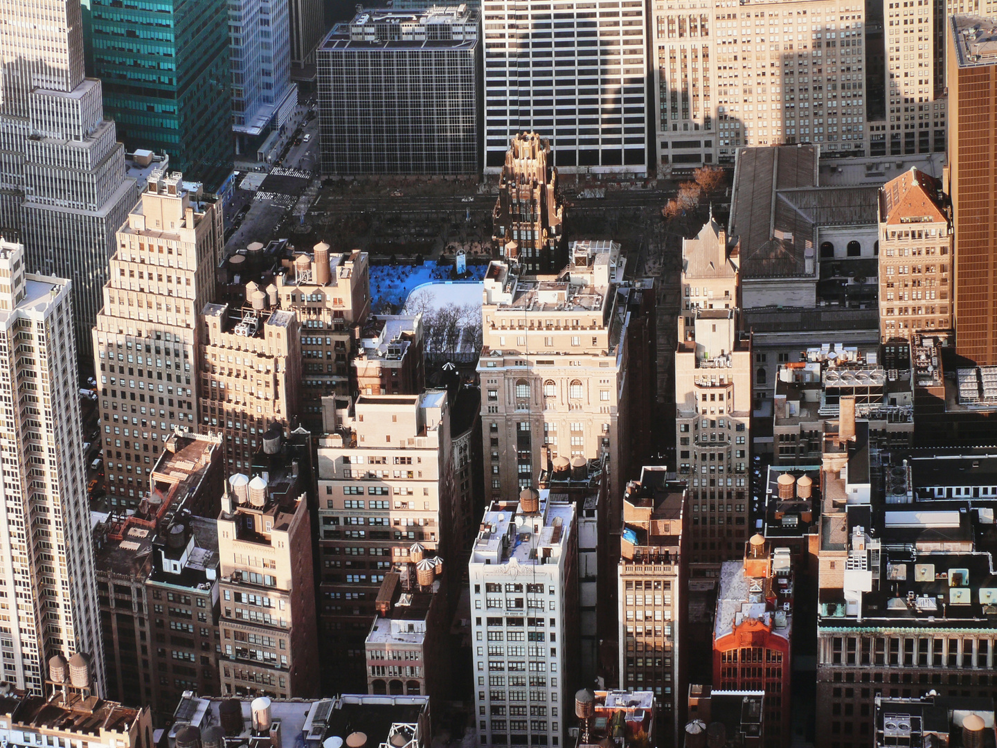 New York -ausschnitt  vom 360° panorama-foto-- vom Empire- State-Building aus fotografiert