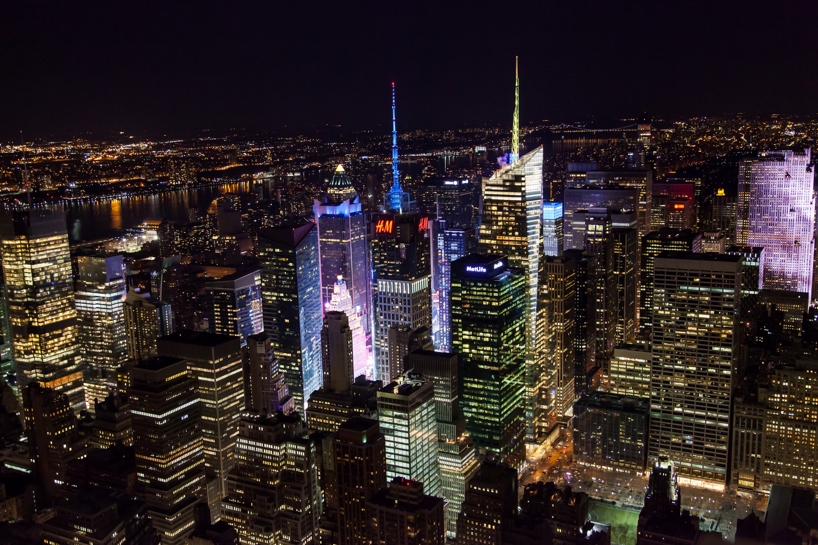 New York bei Nacht