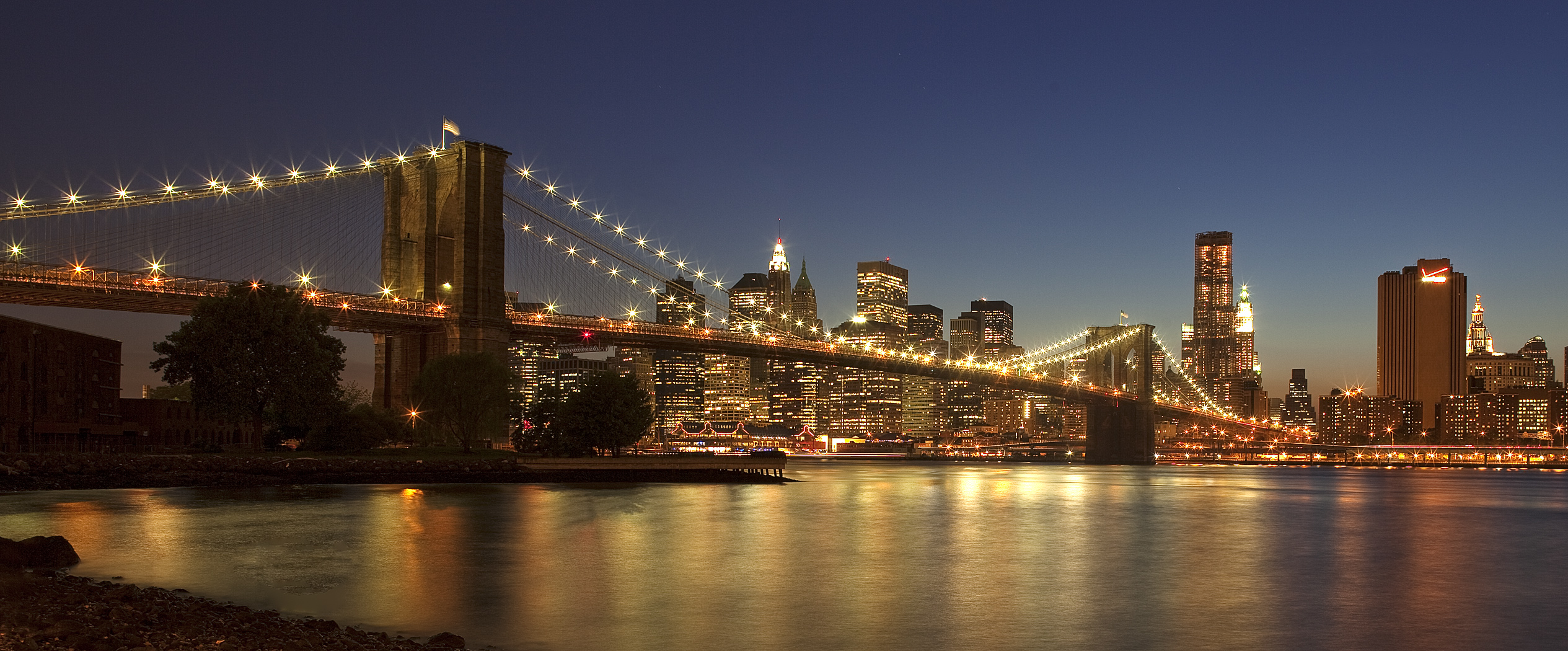 New York Bei Nacht Foto Bild North America United States New York State Bilder Auf Fotocommunity