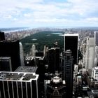 New York - Blick auf Central Park vom Rockefeller Center