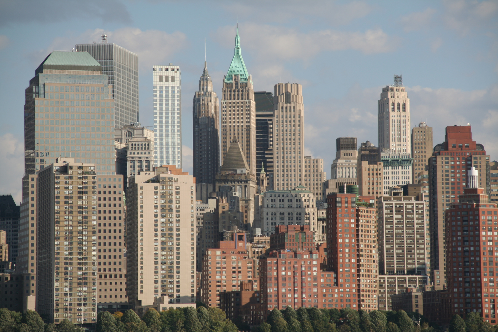 New York -Blick auf Manhattan-