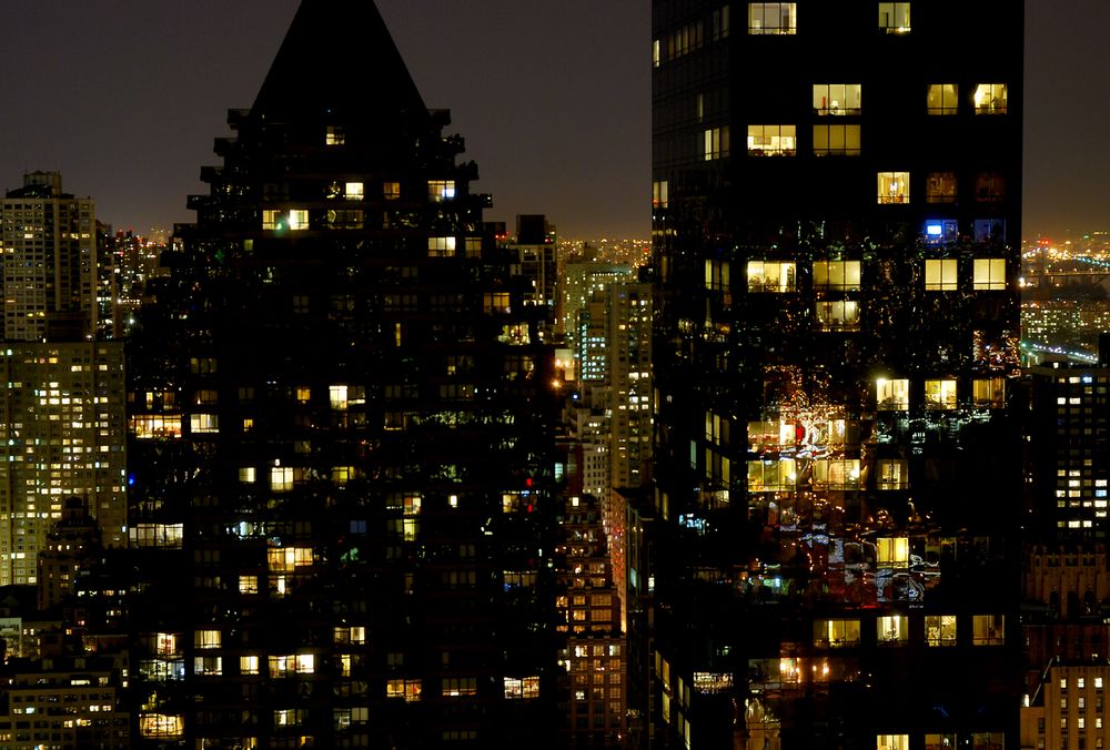 New York Blick aus dem Hotelfenster