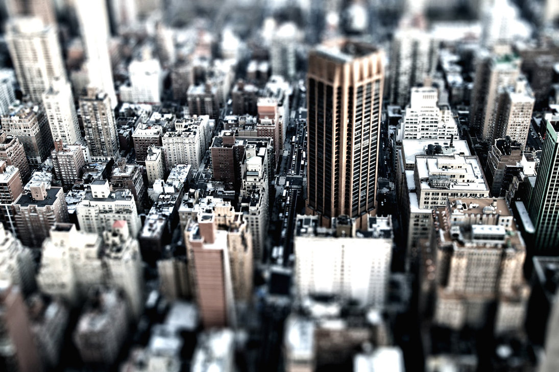 New York, Blick vom Empire State Building